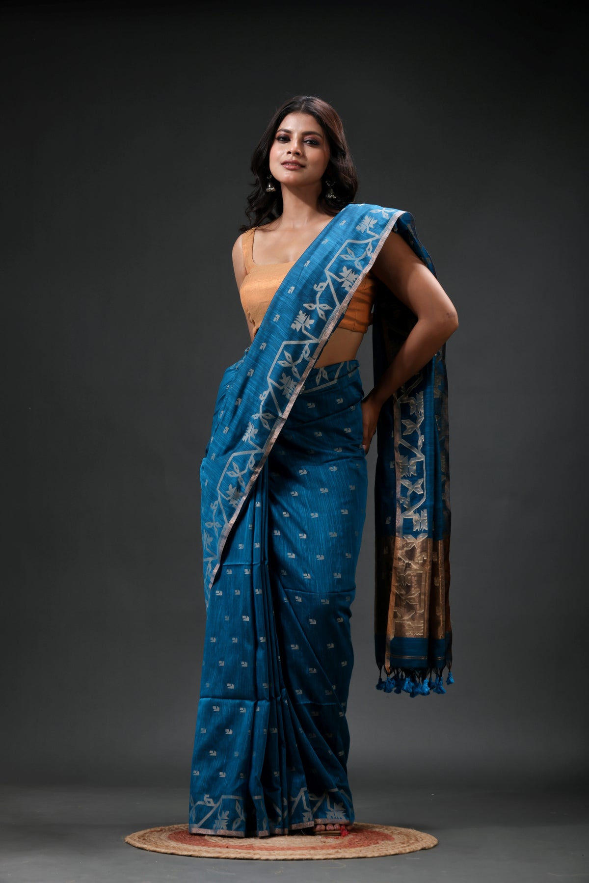 Bengal Cotton Saree with Blouse Piece