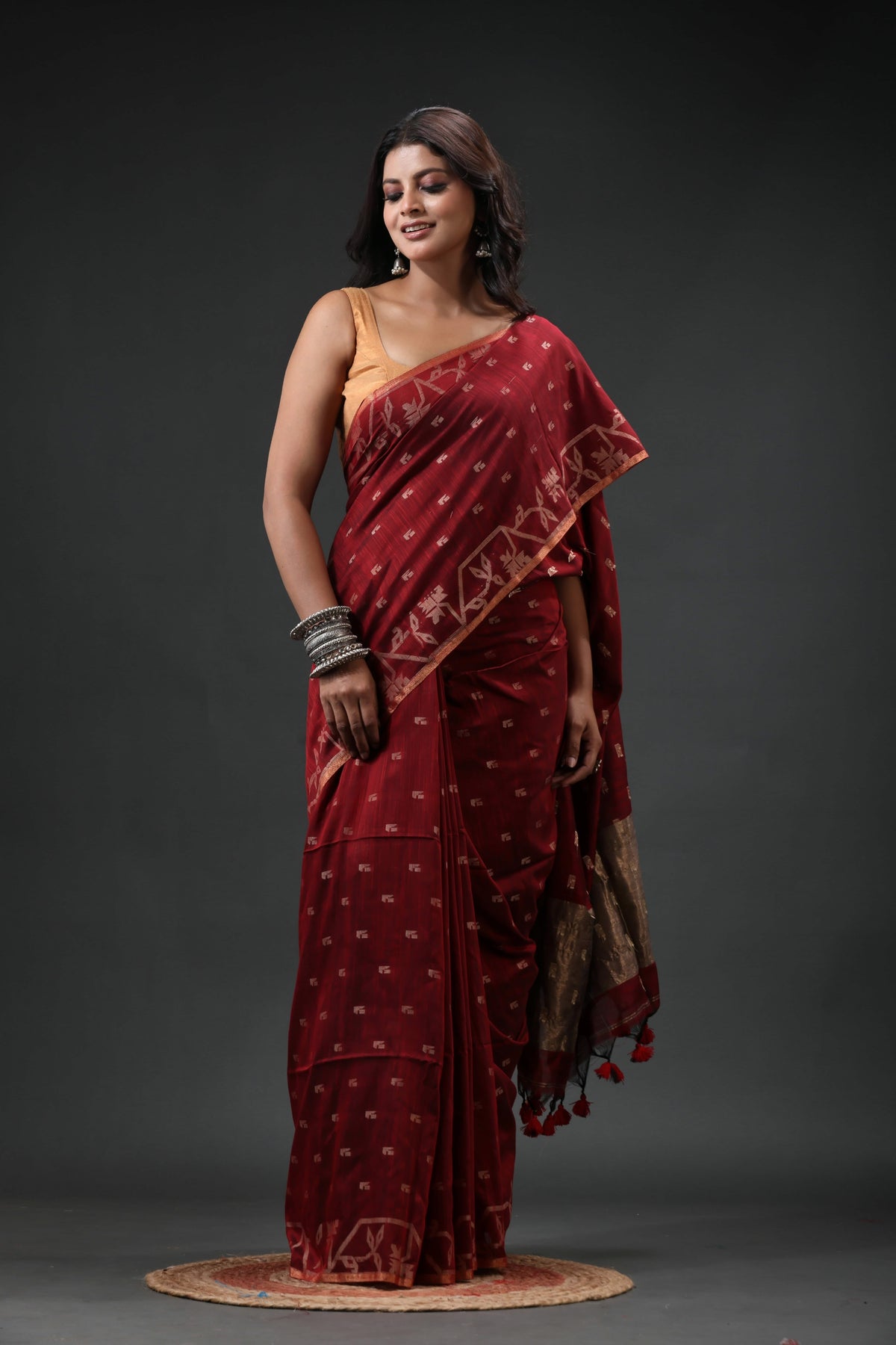 Bengal Cotton Saree with Blouse Piece