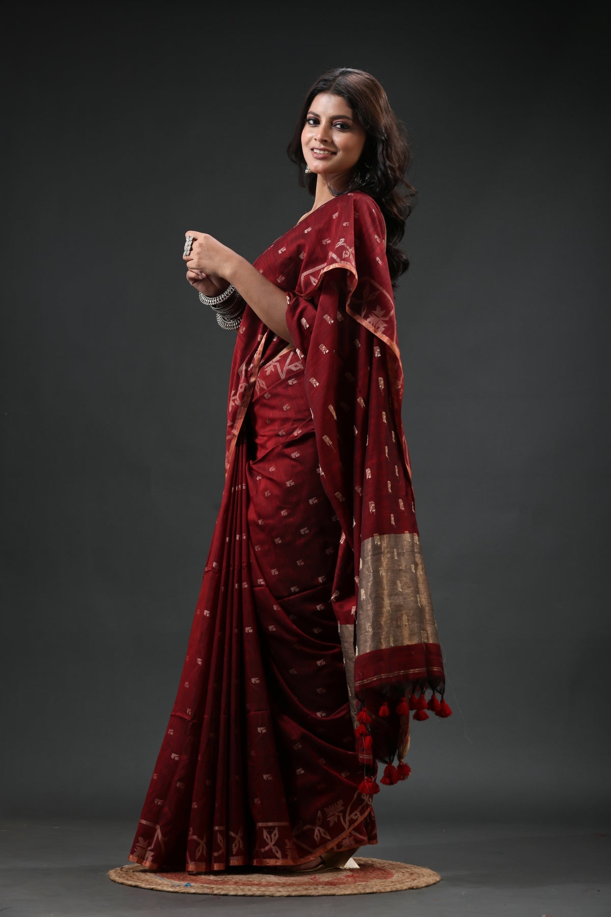 Bengal Cotton Saree with Blouse Piece