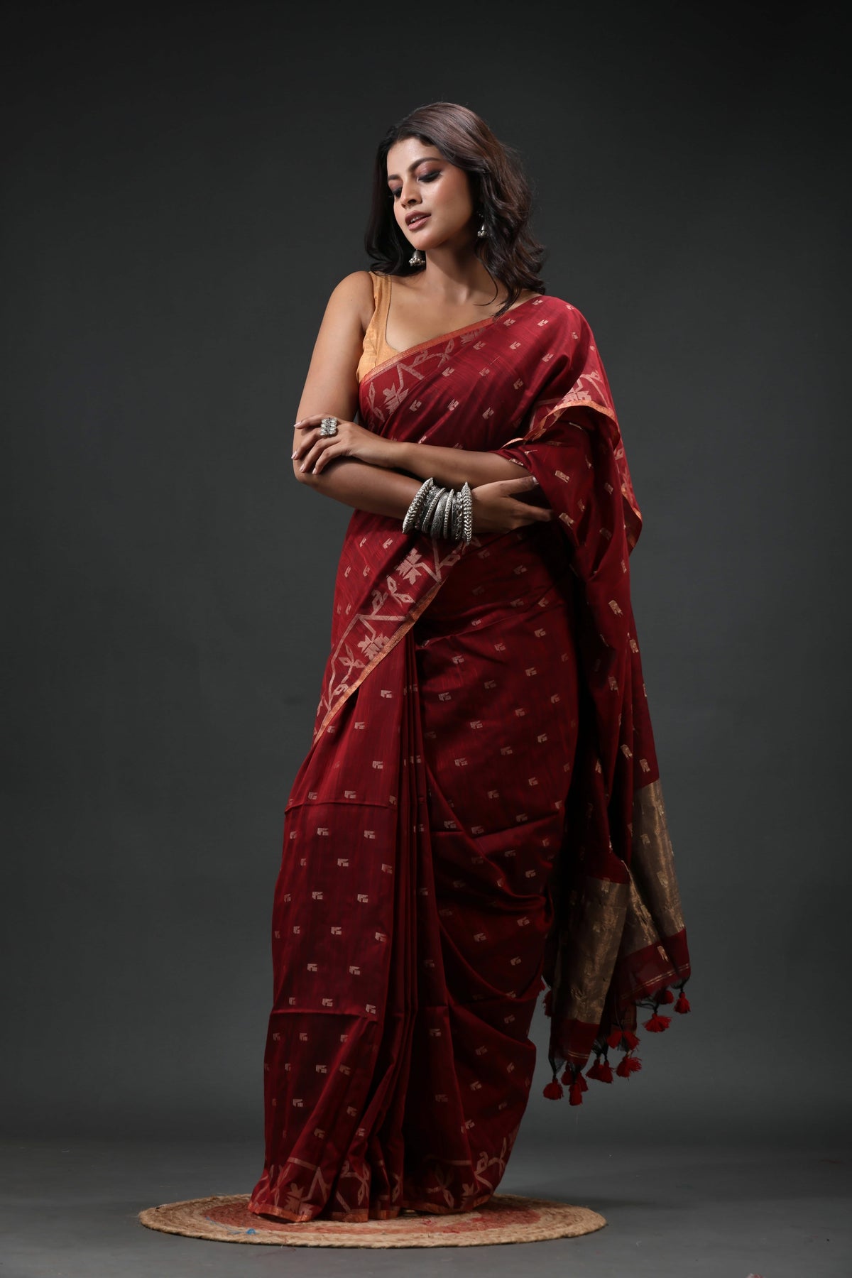 Bengal Cotton Saree with Blouse Piece
