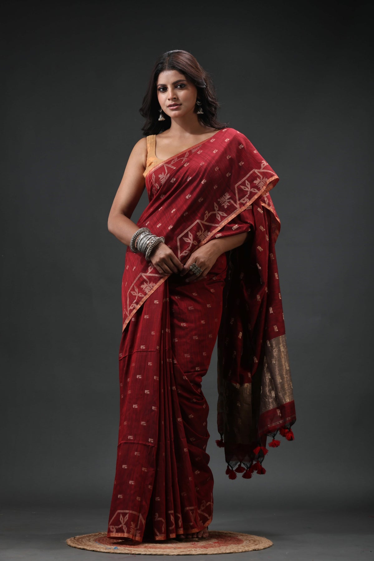 Bengal Cotton Saree with Blouse Piece